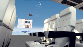 Illustration for article titled The 'Windowless Airplane Cabin' Is An Amazing But Terrible Idea